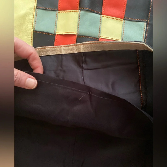 Mietis Studio Leather Mini Skirt Seen in Vogue size Small 29” waist - Picture 9 of 10